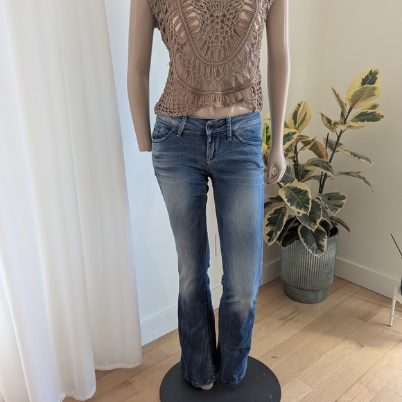 G-Star Boot Cut Low Waist Jeans Size 27x33 - Picture 3 of 10